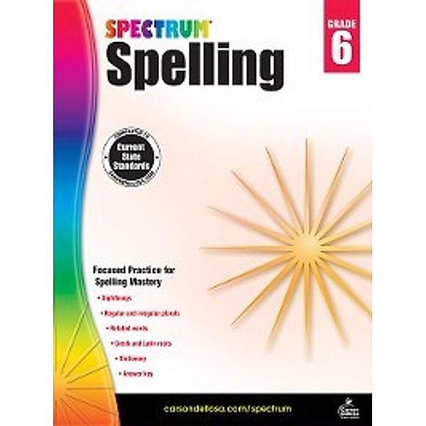 Spectrum: Spectrum Spelling, Grade 6