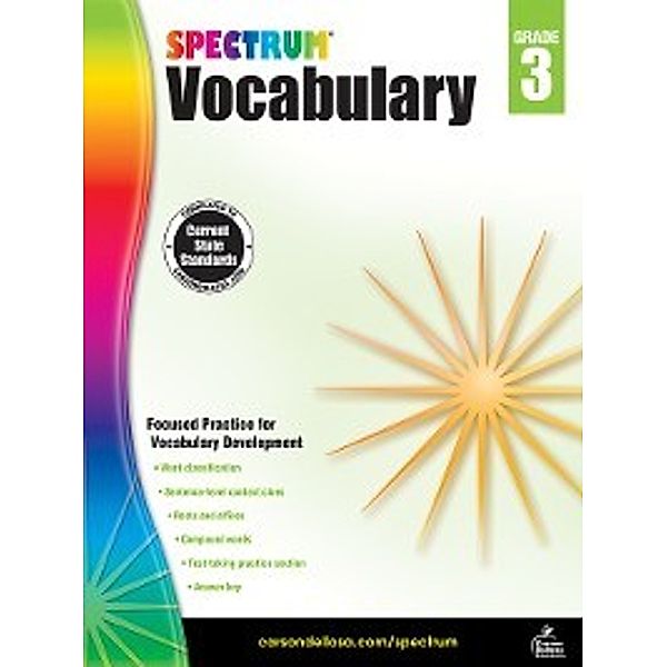 Spectrum: Spectrum Vocabulary, Grade 3