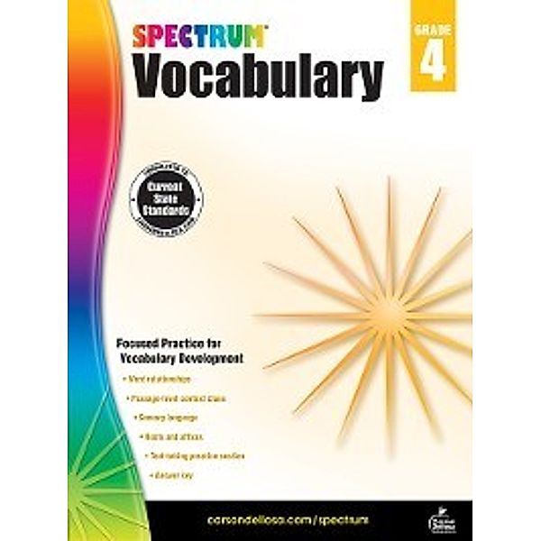 Spectrum: Spectrum Vocabulary, Grade 4