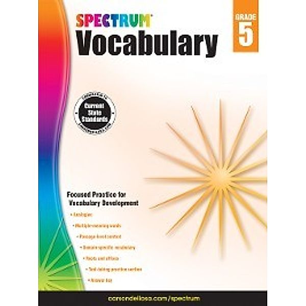 Spectrum: Spectrum Vocabulary, Grade 5