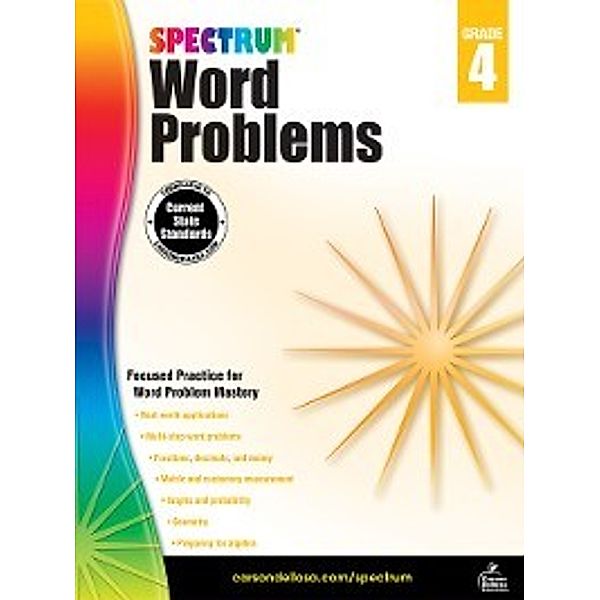 Spectrum: Word Problems, Grade 4