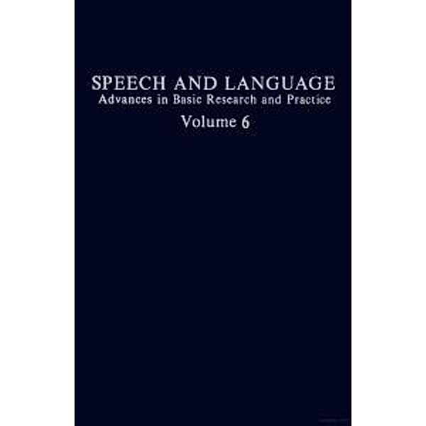 Speech and Language