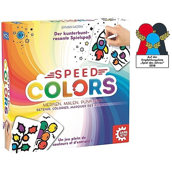 Carletto Deutschland, GAMEFACTORY, KV&H Speed Colors (Kinderspiel)