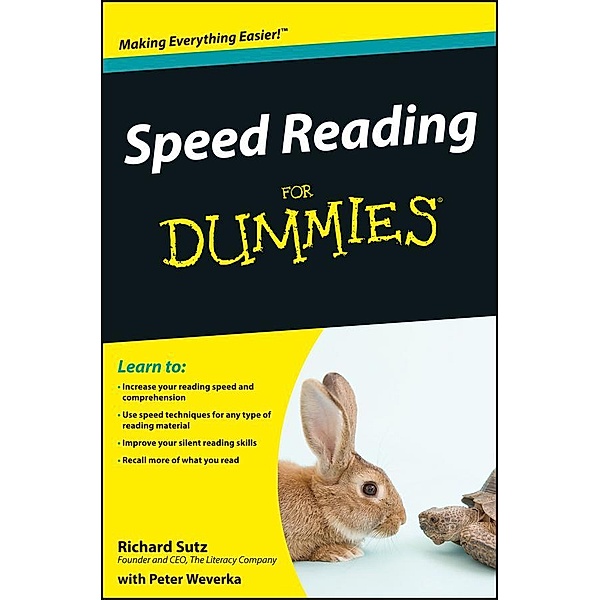 Speed Reading For Dummies, Richard Sutz, Peter Weverka