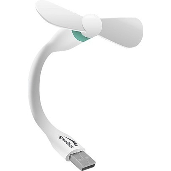 SPEEDLINK AERO MINI USB Fan, white-turquoise
