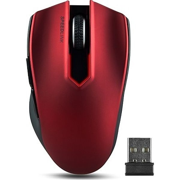 SPEEDLINK EXATI Auto DPI Mouse - Wireless, black-red
