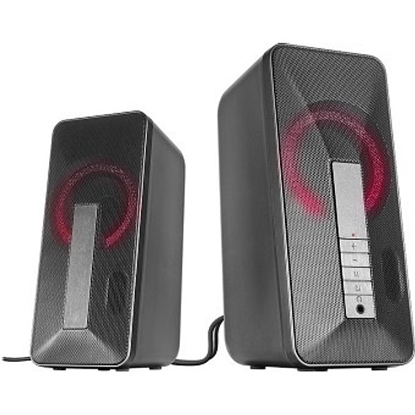 SPEEDLINK LAVEL Illuminated Stereo Speaker, black