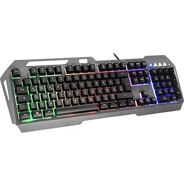 SPEEDLINK LUNERA Metal RGB Rainbow Gaming Keyboard, black - DE layout