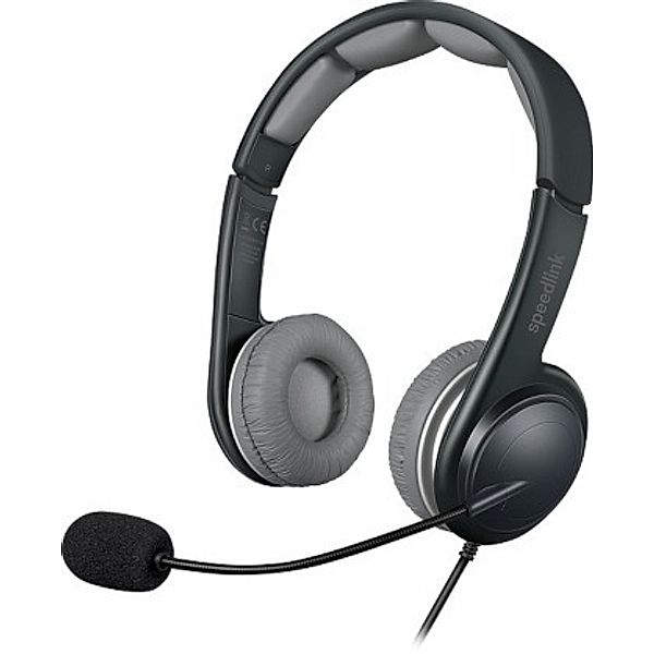 Speedlink SONID Stereo Headset - USB, black-grey