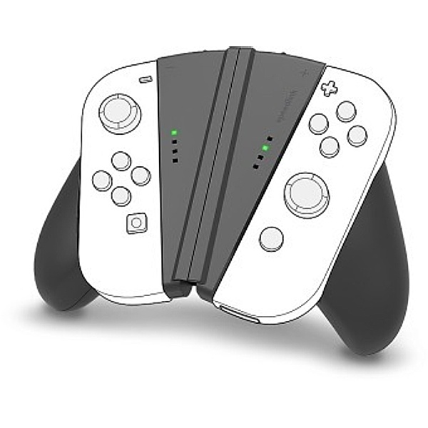 SPEEDLINK V-GRIP 2-IN-1 Handle for Joy-cons - for Nintendo Switch/OLED, black