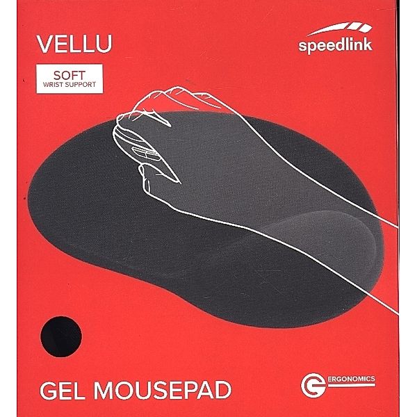 SPEEDLINK VELLU Gel Mousepad, black