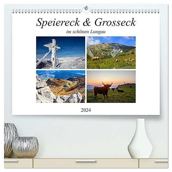 Speiereck & Grosseck (hochwertiger Premium Wandkalender 2024 DIN A2 quer), Kunstdruck in Hochglanz, Christa Kramer