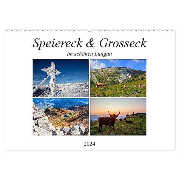 Speiereck & Grosseck (Wandkalender 2024 DIN A2 quer), CALVENDO Monatskalender, Christa Kramer