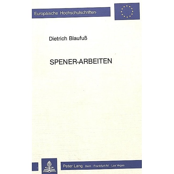 Spener-Arbeiten, Dietrich Blaufuss
