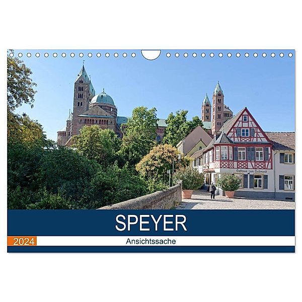 Speyer - Ansichtssache (Wandkalender 2024 DIN A4 quer), CALVENDO Monatskalender, Thomas Bartruff