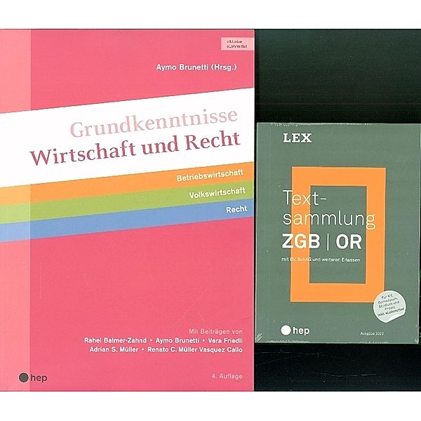 Spezialangebot «Textsammlung ZGB | OR» und «Grundkenntnisse Wirtschaft und Recht», Aymo Brunetti, Rahel Balmer-Zahnd, Vera Friedli, Adrian S. Müller, Renato C. Müller Vasquez Callo