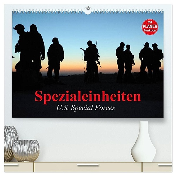 Spezialeinheiten - U.S. Special Forces (hochwertiger Premium Wandkalender 2024 DIN A2 quer), Kunstdruck in Hochglanz, Elisabeth Stanzer