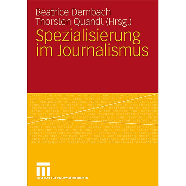 Spezialisierung im Journalismus