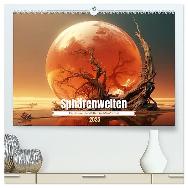 Sphärenwelten (hochwertiger Premium Wandkalender 2025 DIN A2 quer), Kunstdruck in Hochglanz, Calvendo, Daniela Tapper