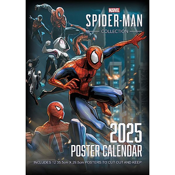 Spider-Man 2025 Wandkalender 30 x 42 cm