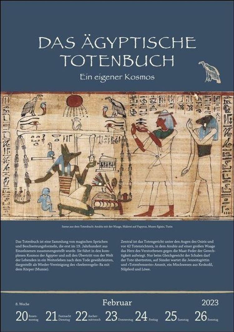 SPIEGEL GESCHICHTE Das alte Ägypten Wochen-Kulturkalender 2023 - Kalender  bestellen