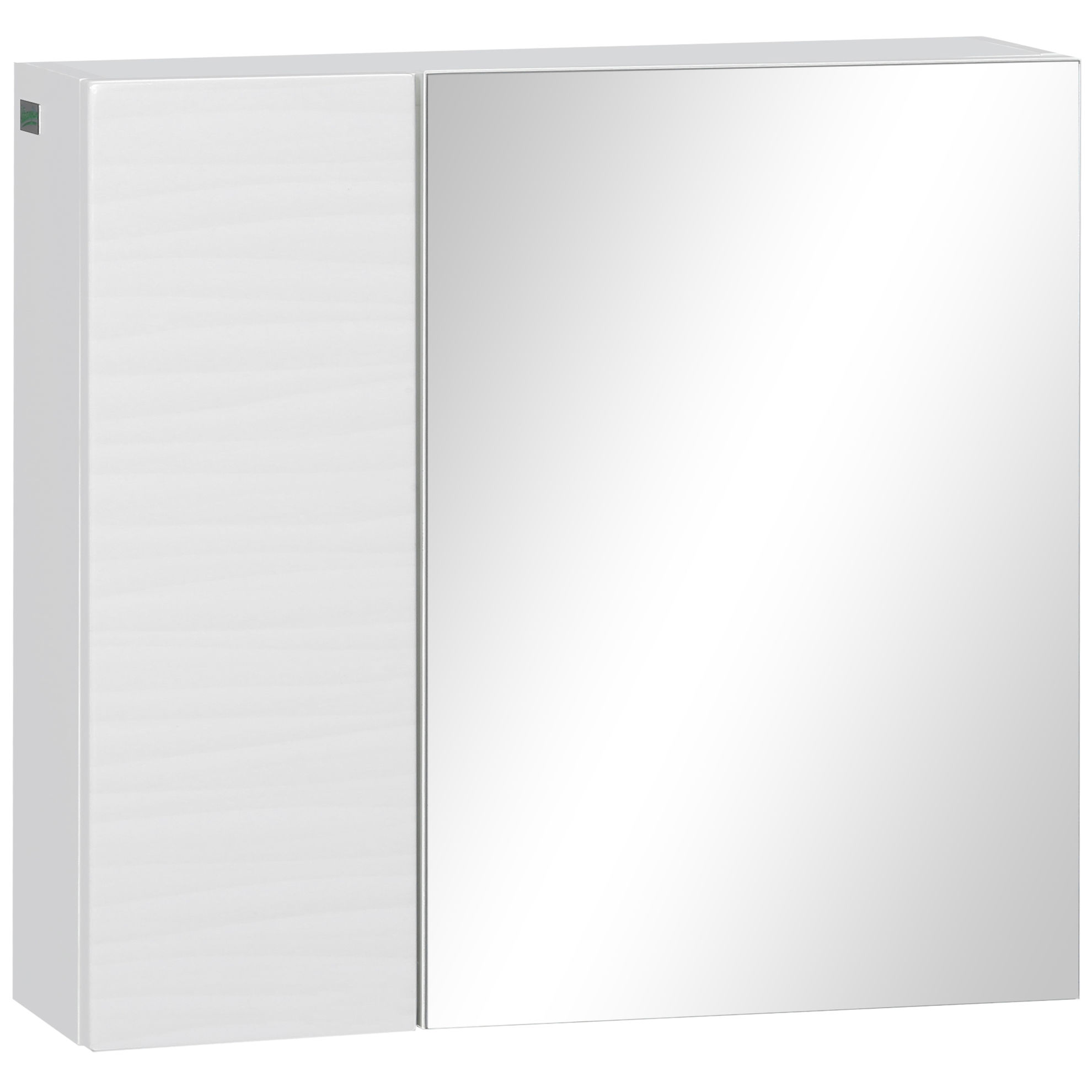 Spiegelschrank mit Spiegeltür und verstellbaren Ablagefächer weiß Farbe:  weiß | Weltbild.de