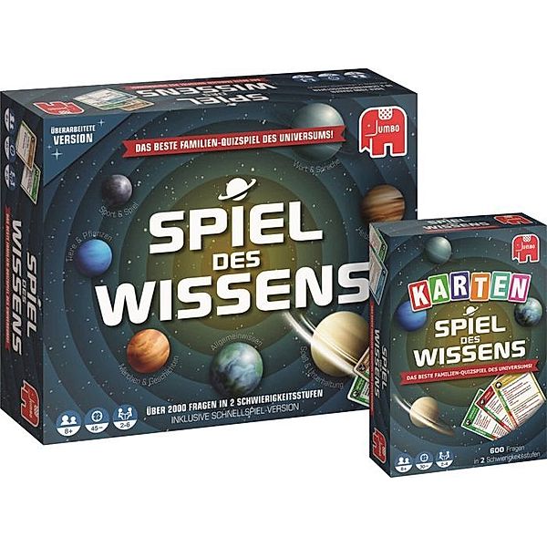 JUMBO Spiel des Wissens Original + Kartenspiel