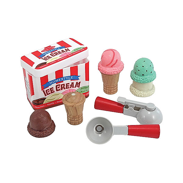 Melissa & Doug Spiel-Lebensmittel ICE CREAM-SET