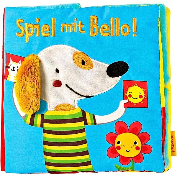 Spiel mit Bello!, Stoffbilderbuch, Natascha Rosenberg