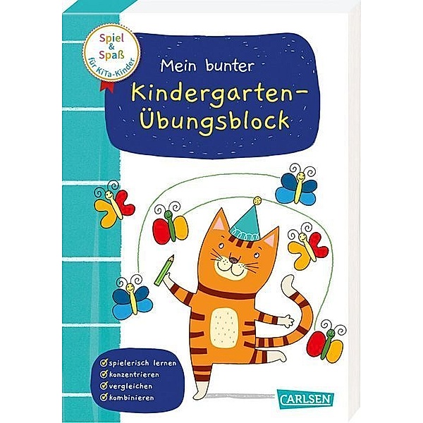 Spiel+Spass für KiTa-Kinder: Mein bunter Kindergarten-Übungsblock, Anna Himmel