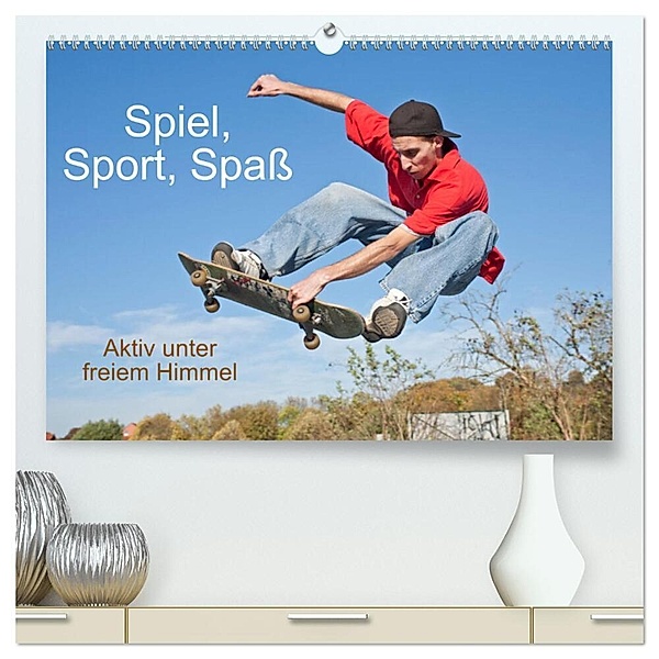 Spiel, Sport, Spaß Aktiv unter freiem Himmel (hochwertiger Premium Wandkalender 2024 DIN A2 quer), Kunstdruck in Hochglanz, Siegfried Kuttig