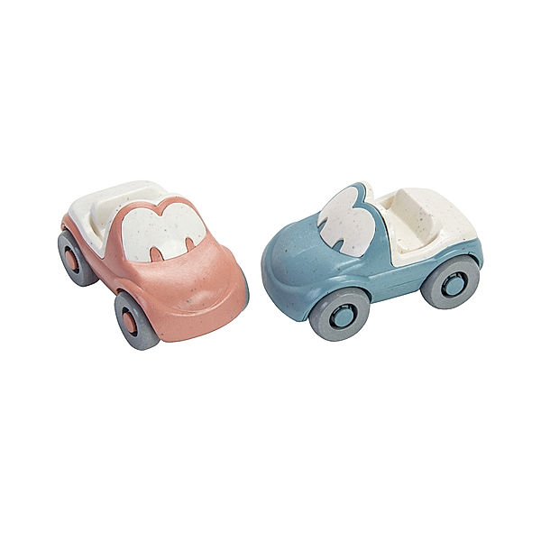 Dantoy Spielauto TINY BIO 2er-Pack in rosa/hellblau