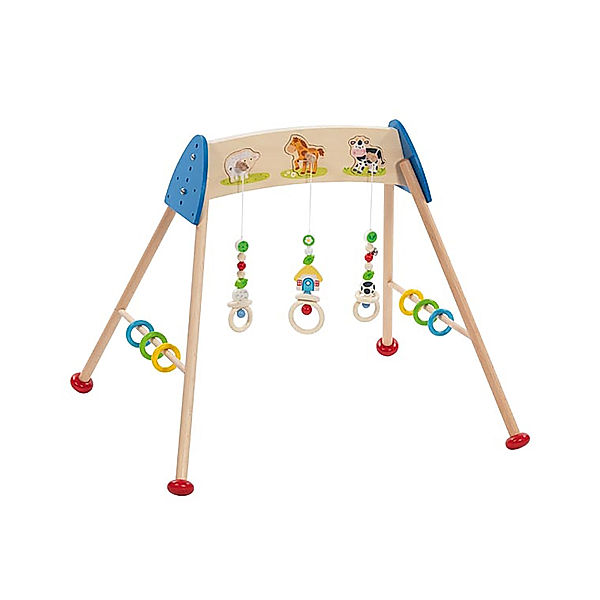 Goki Spielbogen BABY-FIT - BAUERNHOF aus Holz