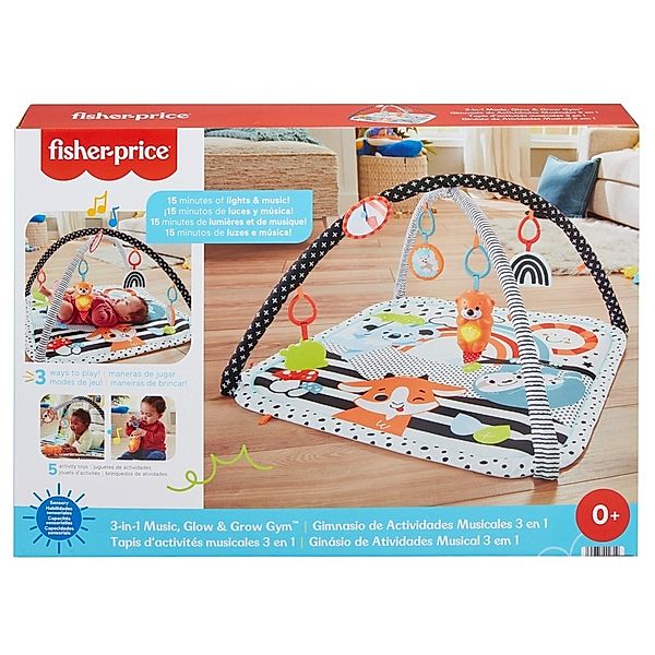 Mattel, Fisher-Price Spielbogen TIERFREUNDE in schwarz/weiss