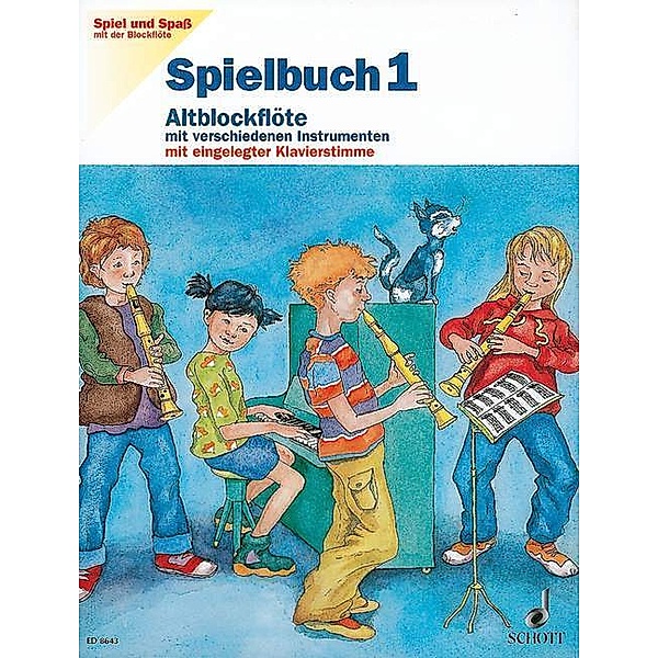 Spielbuch Altblockflöte.H.1, Gerhard Engel, Gudrun Heyens