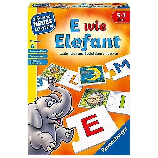 Ravensburger Verlag Spielend Erstes Lernen – E wie Elefant