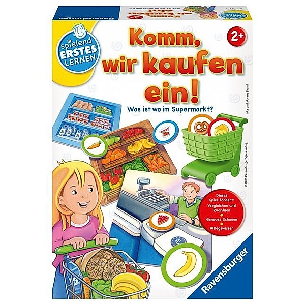 Ravensburger Verlag Spielend Erstes Lernen – Komm, wir kaufen ein!