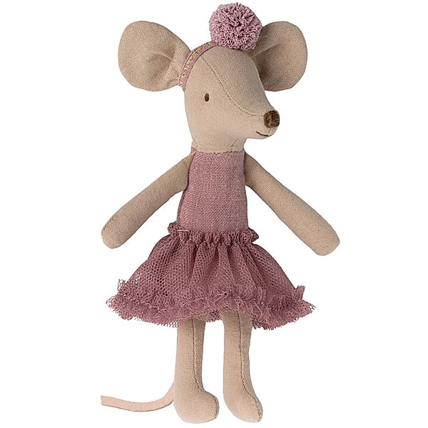 Maileg Spielfigur BALLERINA MOUSE - BIG SISTER (13cm) in altrosa