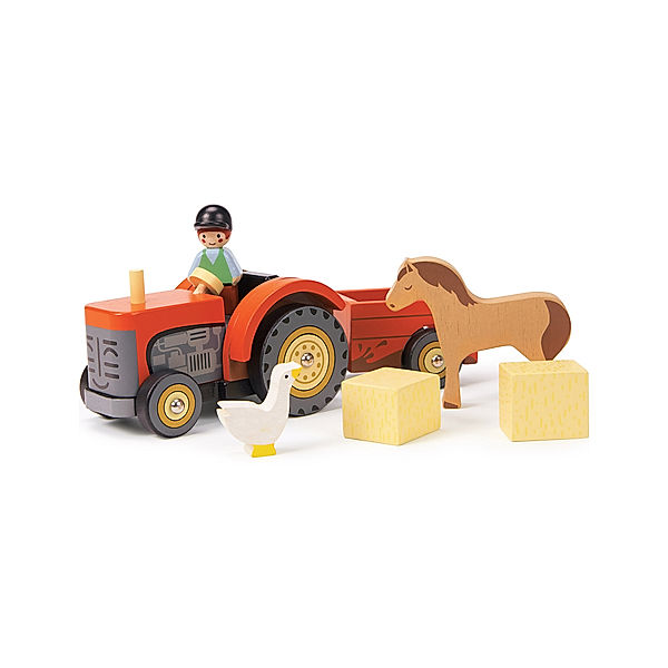 Tender Leaf Toys Spielfigur-Set TRAKTOR 7-teilig