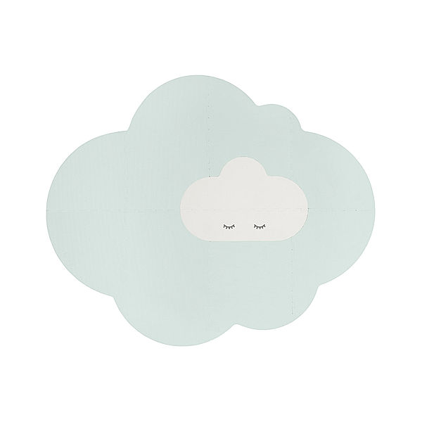 Quut Spielmatte HEAD IN THE CLOUDS L (175x145 cm) in mint