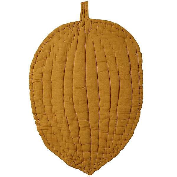 OrganicEra Spielmatte LEAF MAT in mustard