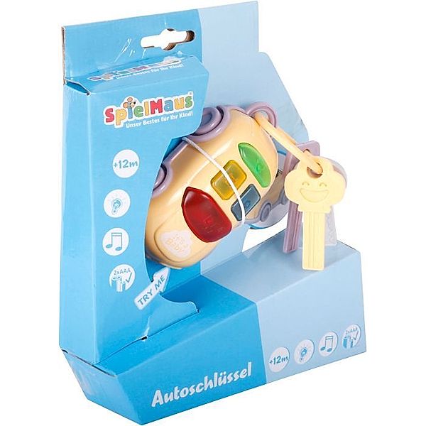 SpielMaus Baby Autoschlüssel mit Licht & Sound