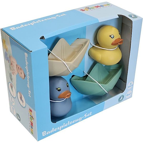 SpielMaus Baby Ente und Schiffe 4 Stück