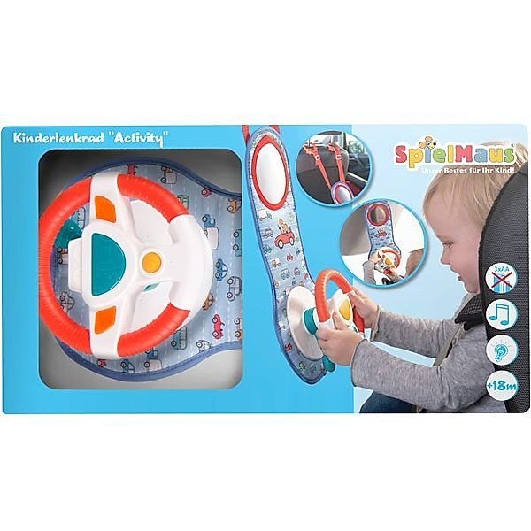 SpielMaus Baby Kinderlenkrad ''Activity''