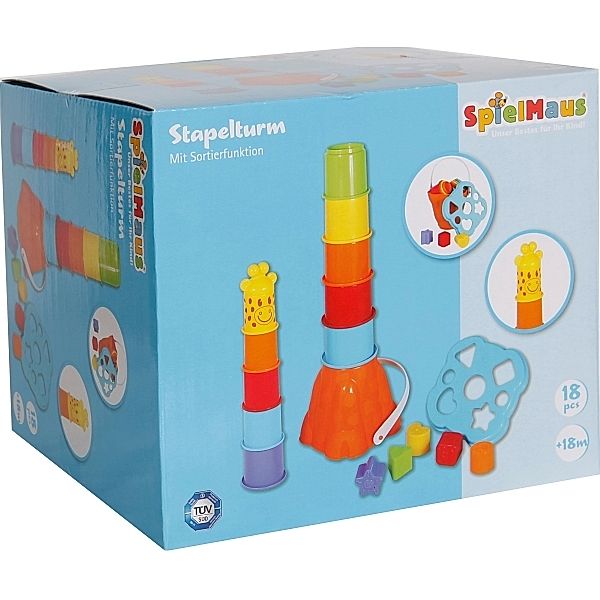 SpielMaus Baby Stapelturm und Steckbox