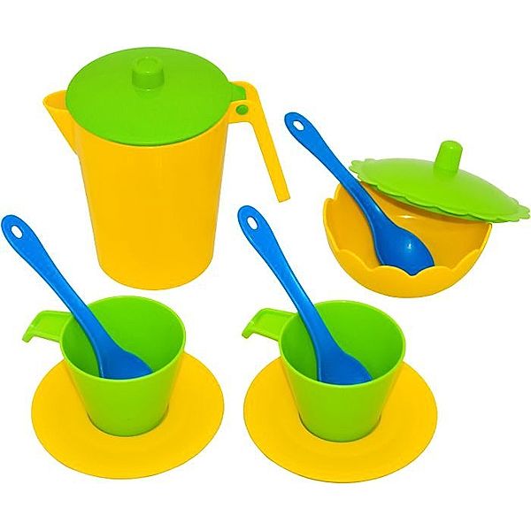 SpielMaus Küche Kaffeeservice-Set, 11-teilig