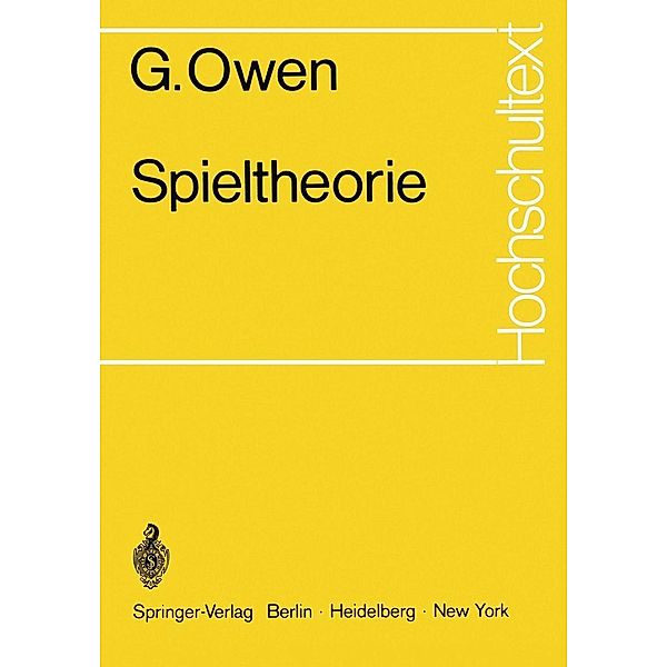 Spieltheorie / Hochschultext, G. Owen