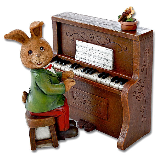 Spieluhr Piano Hase, 2-teilig