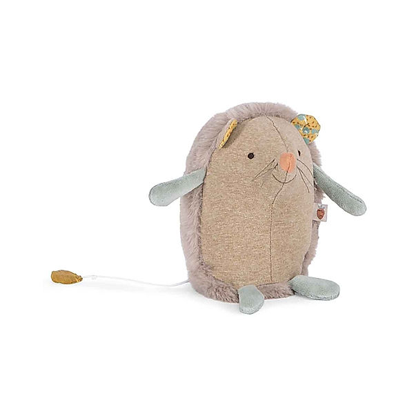 Moulin Roty Spieluhr TROIS LAPINS - IGEL (19cm) in braun