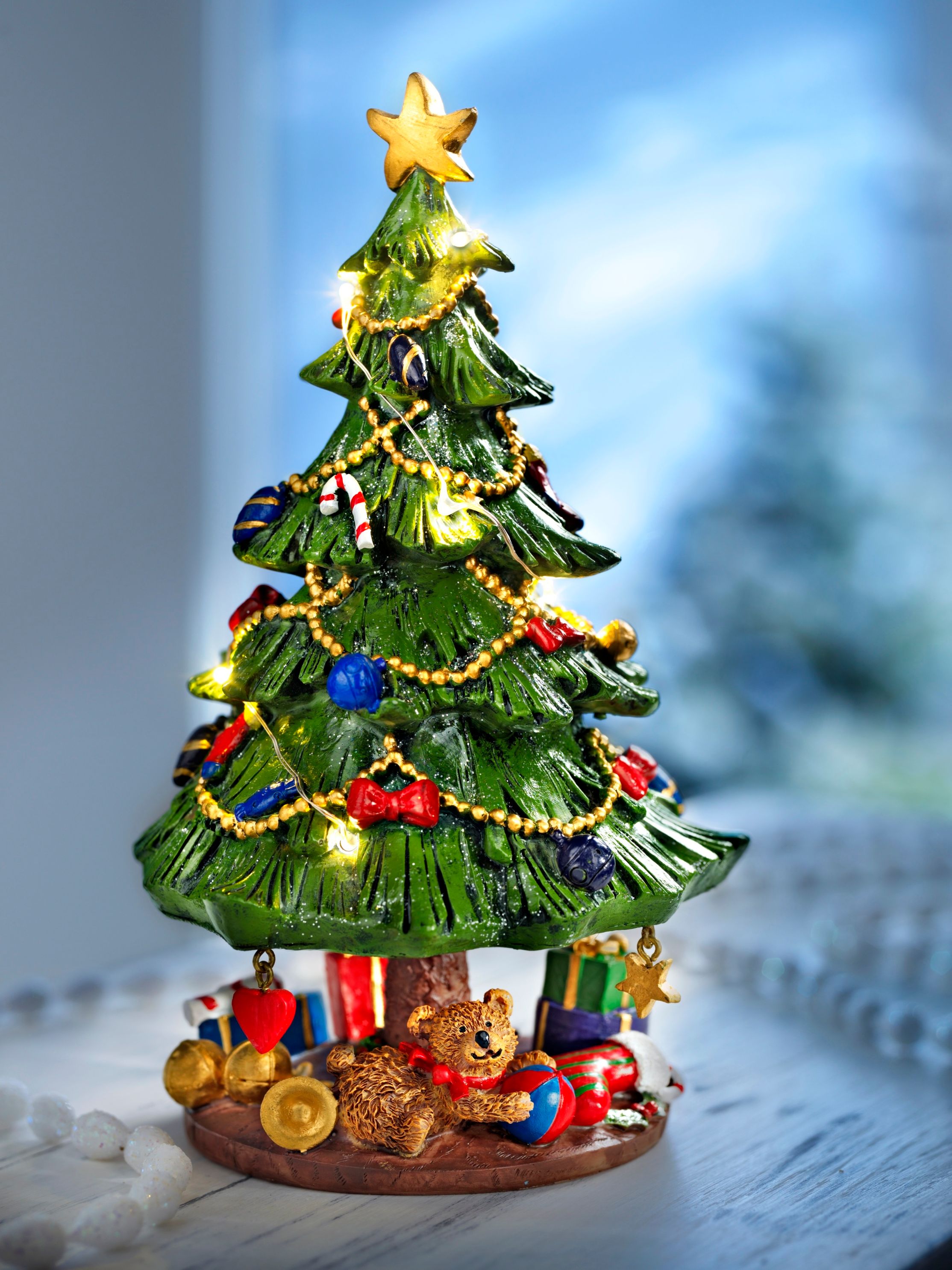 Spieluhr Weihnachtsbaum, beleuchtet bestellen | Weltbild.de